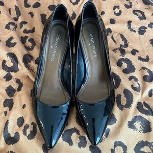 Donald plunger patent leather heel size 7